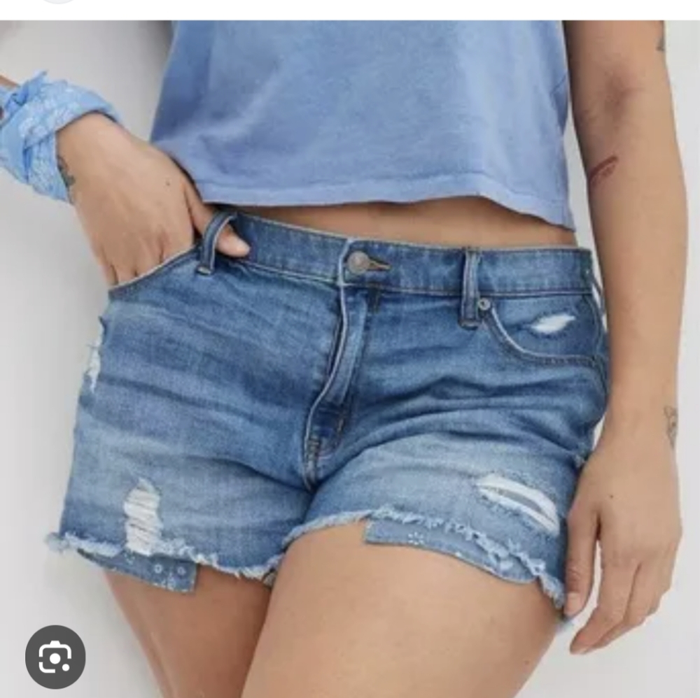 Aerie denim shorts